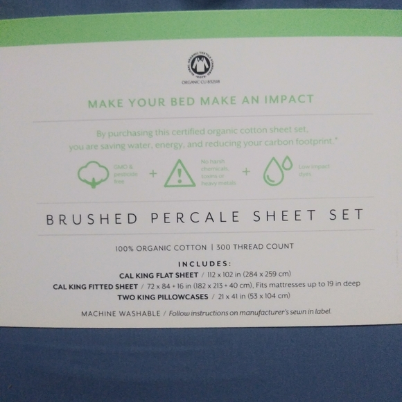 New Under The Canopy California King sheet set - Picture 3 of 4